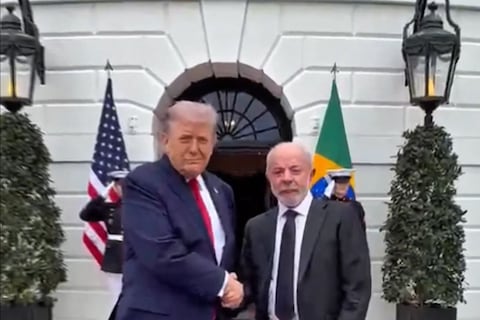 Donald Trump dice que reunión con Lula da Silva ‘transcurrió muy bien’