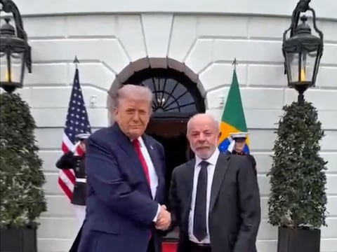 Donald Trump dice que reunión con Lula da Silva ‘transcurrió muy bien’