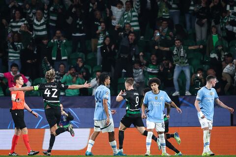 Sporting de Lisboa sorprende en Champions: aplasta 4-1 al Manchester City de Pep Guardiola