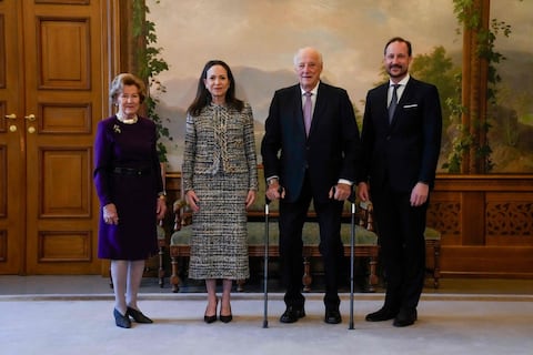 María Corina Machado es recibida por los reyes de Noruega tras obtener el Nobel de la Paz