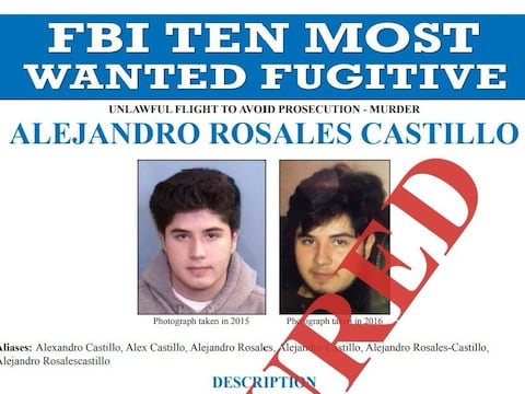 México captura a uno de los 10 más buscados del FBI por asesinato en EE. UU.