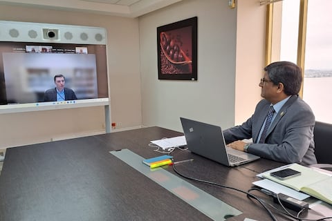 Ministro Luis Alberto Jaramillo: ‘Lo importante es que estamos negociando (con EE.UU.), estamos en la mesa, eso es una buena señal’