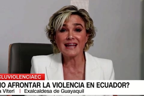 Exalcaldesa Cynthia Viteri cree que se necesitan acciones conjuntas para enfrentar la inseguridad