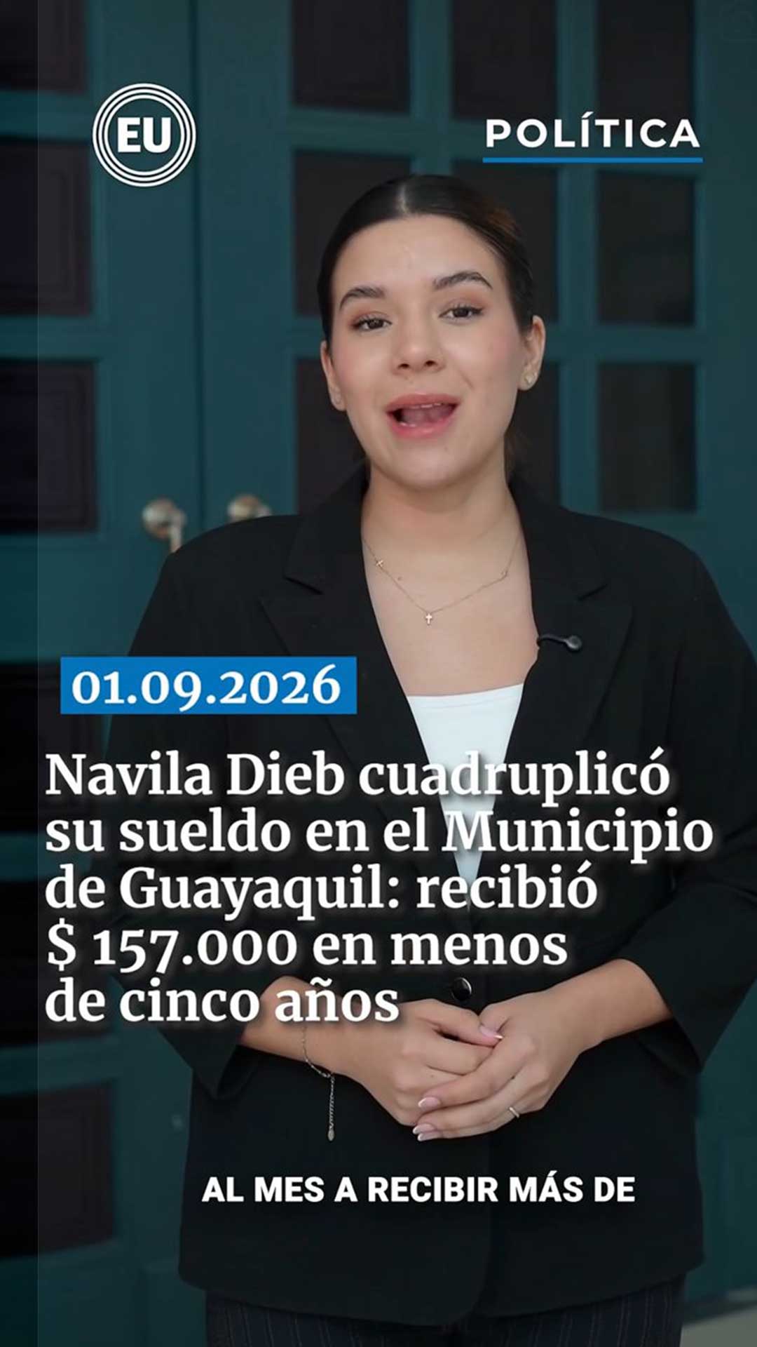 Navila Dieb cuadriplicó su sueldo en el Municipio