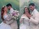 Renier Izquierdo y Antonella Moscoso celebraron su matrimonio junto a sus familiares y amigos