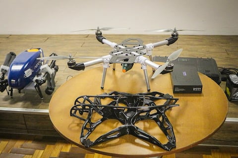 Dron de defensa que podría reforzar al Ejército de Brasil