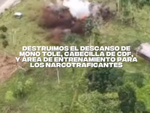 Operaciones conjuntas de Ecuador con Estados Unidos: Daniel Noboa expone video de ataque a lugar de descanso de cabecilla de los Comandos de Frontera