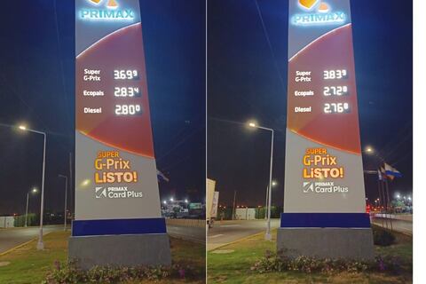 Rige en Ecuador el nuevo precio del galón de diésel y de las gasolinas extra, ecopaís y súper
