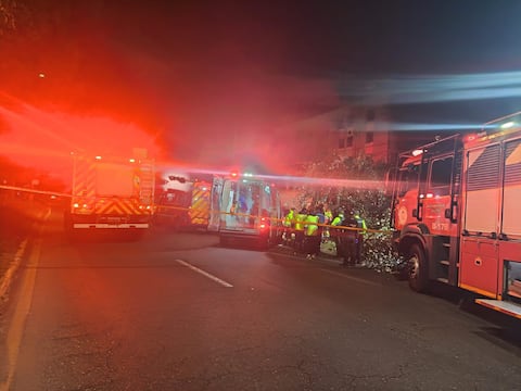 Quito: Siete heridos por auto volcado que impactó contra un árbol