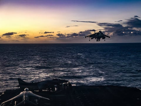 El ocaso del Harrier: marines de Estados Unidos celebran durante una semana para honrar el legado de la aeronave y de los infantes que sirvieron con ella