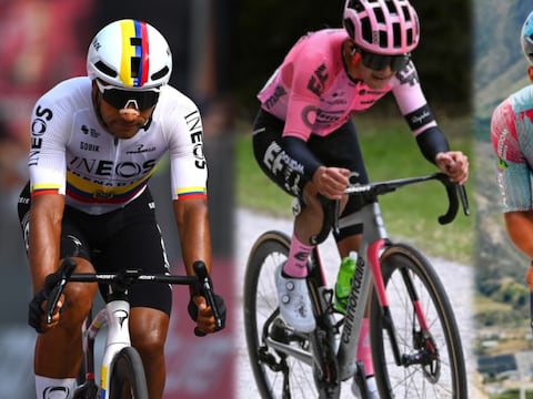 Así llegaron Alexander Cepeda, Harold Martín López y Jhonatan Narváez en la etapa 3 del Giro de Italia 2026