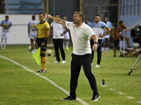 ‘No sufrimos en nuestro arco’, dice Cristian Nasuti, técnico de Emelec, sobre la igualdad ante el Manta FC