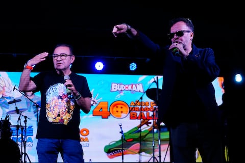 Mario Castañeda y René García revivieron la serie de Dragón Ball Z en el Budokan 2026