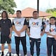 Carles Puyol, campeón del mundo con España, compartió mañana de fútbol con Aquiles Alvarez, alcalde de Guayaquil