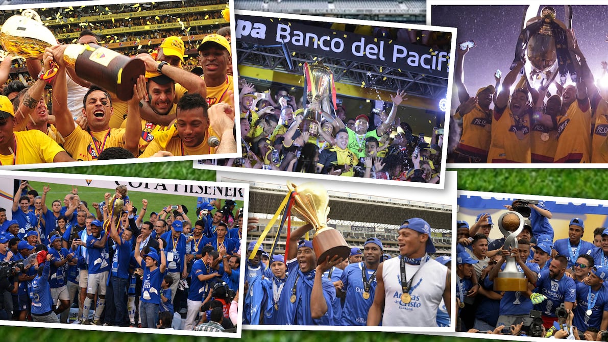 Guayaquil, cuna de campeones: un repaso a los títulos de Barcelona SC y Emelec en los últimos 25 años