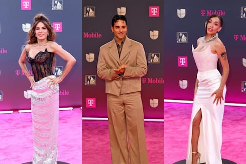 La alfombra magenta de Premios Lo Nuestro: así brillaron las estrellas en Miami