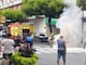 Vehículo se incendió en las calles Loja y Rocafuerte, en el centro de Guayaquil