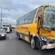 Choque de bus escolar y bus intercantonal genera intenso tráfico en la vía a Daule