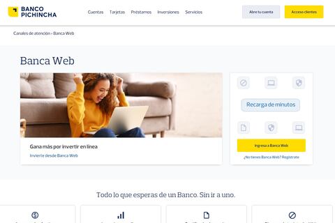 Top 10 de los bancos con más visitas web en Ecuador, el del primer lugar da más créditos