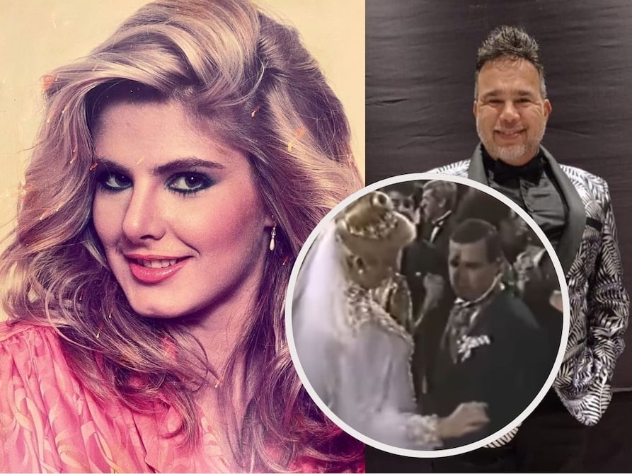 La actriz venezolana Inés María Calero revive su boda con el cantante Miguel Moly, transmitida en 1993 por el canal Venevisión