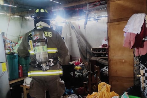 Deflagración de tanque de gas causó cuatro heridos en el cantón Mejía