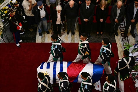 Uruguayos dieron el último adiós al expresidente José ‘Pepe’ Mujica