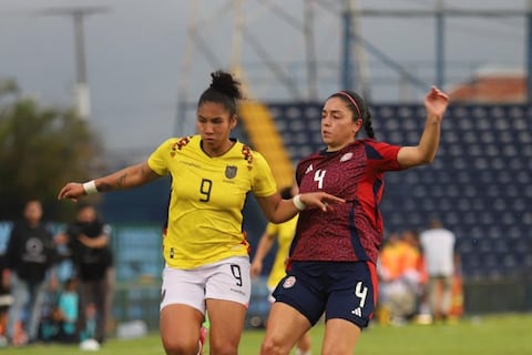 Selección femenina de Ecuador vence en amistoso en su visita a Costa Rica