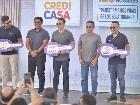 Plan Credicasa suma otras 125 viviendas entregadas, hay 1.300 solicitudes y desembolsos por $ 15 millones