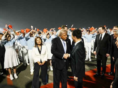 Donald Trump llega a Pekín para su segunda visita a China desde 2017