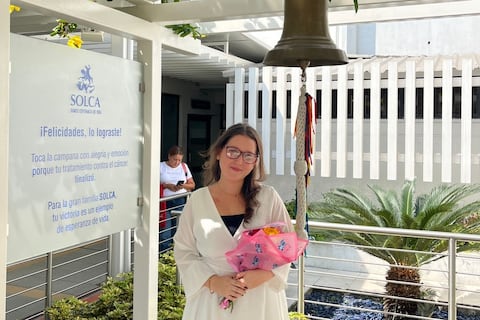 Scarlet, la ‘guerrera’ que venció el cáncer tras una larga batalla de cuatro años