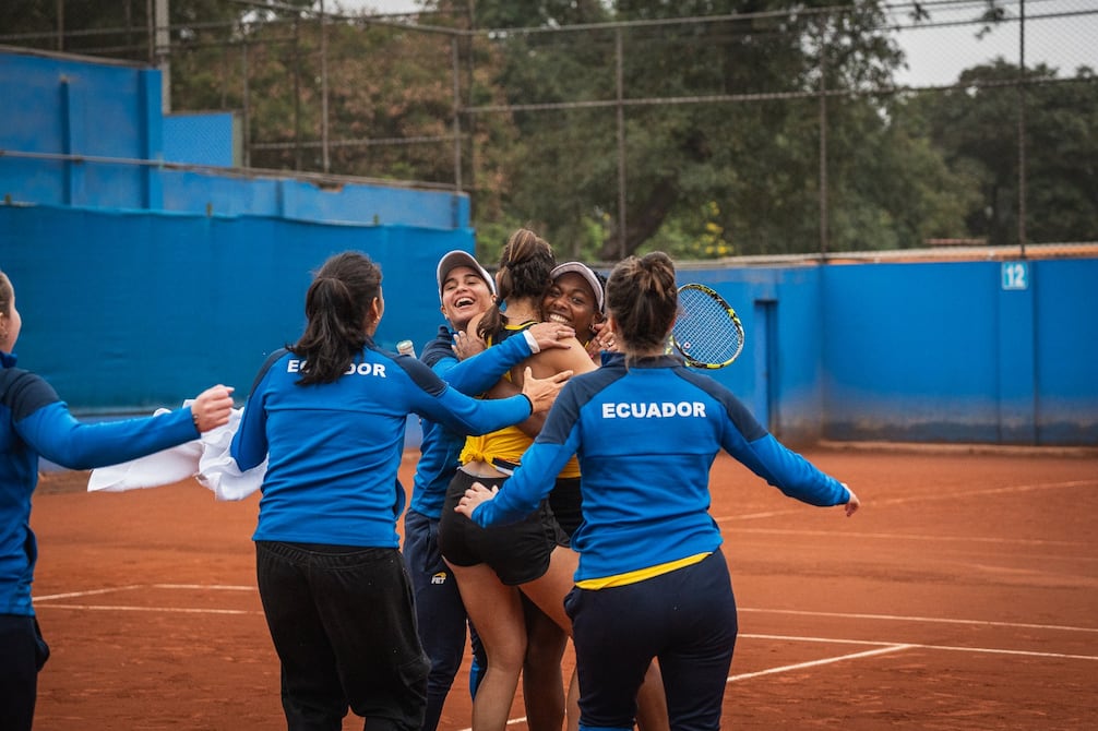 ¡Histórico! Ecuador triunfa y asciende a América I en la Billie Jean King Cup