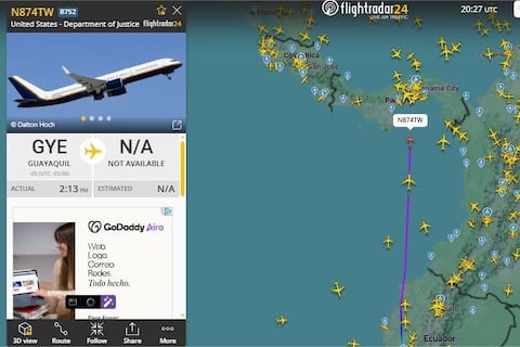 SNAI confirmó que alias ‘Fito’ fue trasladado a Estados Unidos una hora después que avión salió de Guayaquil