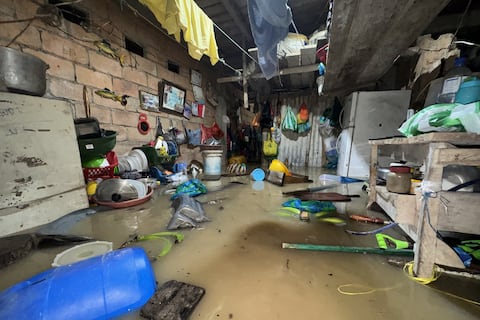 Flavio Alfaro: inundaciones y vías bloqueadas tras las lluvias y la crecida del río Pescadillo