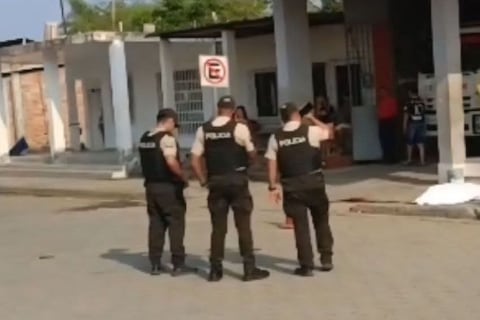 Bombero fue asesinado afuera de cuartel en Portoviejo, este sábado 13 de diciembre