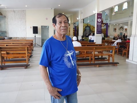 ‘Estamos para cuidar a la gente’: Eduardo Chuchuca participó durante 45 años en la procesión del Cristo del Consuelo y ayuda en preparativos de seguridad de la romería