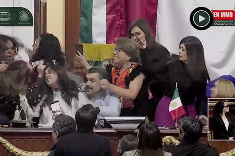 Escándalo en el Congreso de Ciudad de México: diputadas llegan a los golpes en plena sesión
