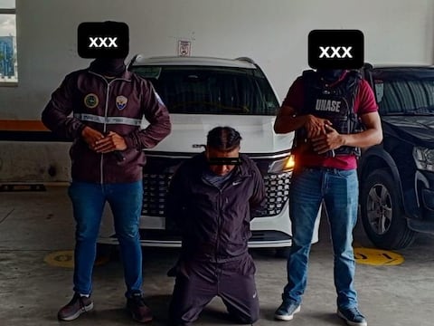 Capturan en Ambato a alias ‘Chicho’, implicado en extorsiones a comerciantes