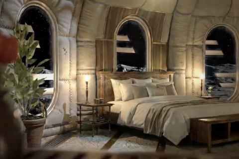 Si tienes un millón de dólares puedes reservar una habitación en el primer hotel en la Luna: ofrecen estadía, golf y caminata lunar