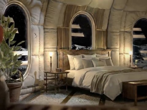 Si tienes un millón de dólares puedes reservar una habitación en el primer hotel en la Luna: ofrecen estadía, golf y caminata lunar