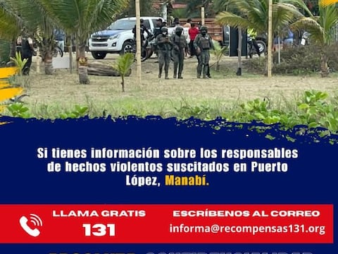 Policía activa recompensas por masacre en Puerto López y busca a responsables de crimen múltiple