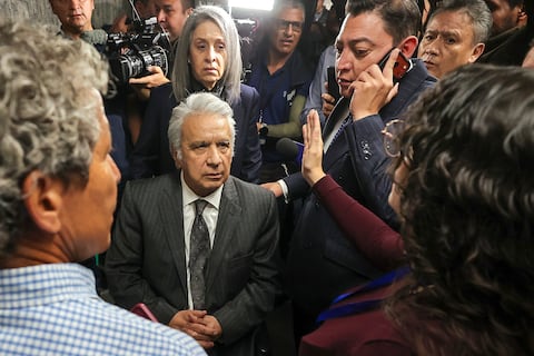Concluye primer día de audiencia en el caso Sinohydro; este martes la Fiscalía arranca con la prueba para demostrar que Lenín Moreno y otros recibieron sobornos