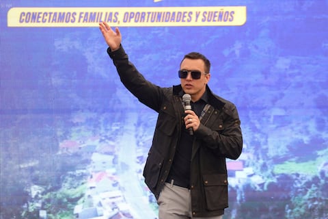 Daniel Noboa pide encender las máquinas para rehabilitación de la vía Cuenca-Molleturo con inversión de $ 21,8 millones