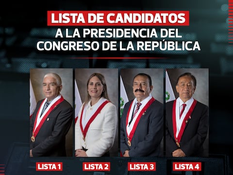 Estos son los candidatos a reemplazar a José Jerí en la Presidencia de Perú