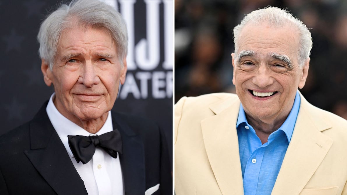 Harrison Ford (83 años) y Martin Scorsese (82) celebran su primera nominación a los Emmy