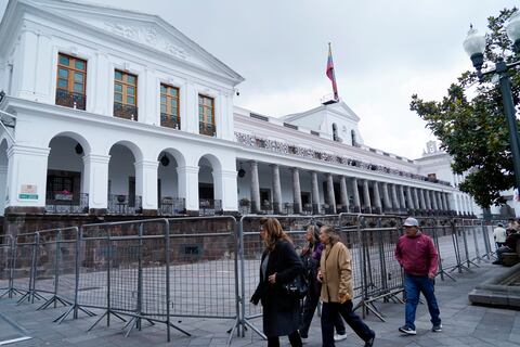 Palacio de Carondelet, blindado por seguridad, genera recorridos más largos a residentes y aleja a visitantes