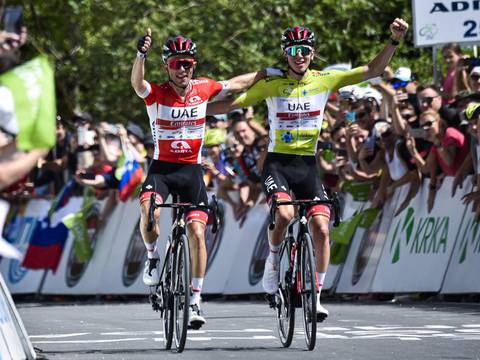 Rafal Majka vence a Tadej Pogacar en el ‘piedra, papel o tijera’ y se queda con la cuarta etapa del Tour de Eslovenia
