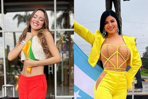 Gissela Flores y Katherine Espín, candidatas al Miss Universo Ecuador, ya están en el país para cumplir con su agenda oficial