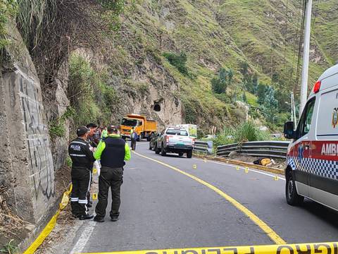 Hallan asesinado con varios impactos de bala a hombre en sector de Aguaján, en el occidente de Ambato