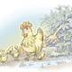 Mitología popular mestiza: La fortuna de la gallina de oro