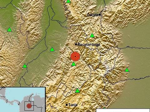 Un temblor de magnitud 5,4  sacude las ciudades del centro de Colombia